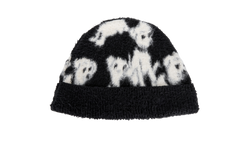 Celine Beanie, Cotton/Poly, Black/White, 3*